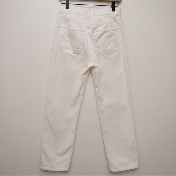 REFORMATION Cynthia High Relaxed Jean White - Picture 5 of 10